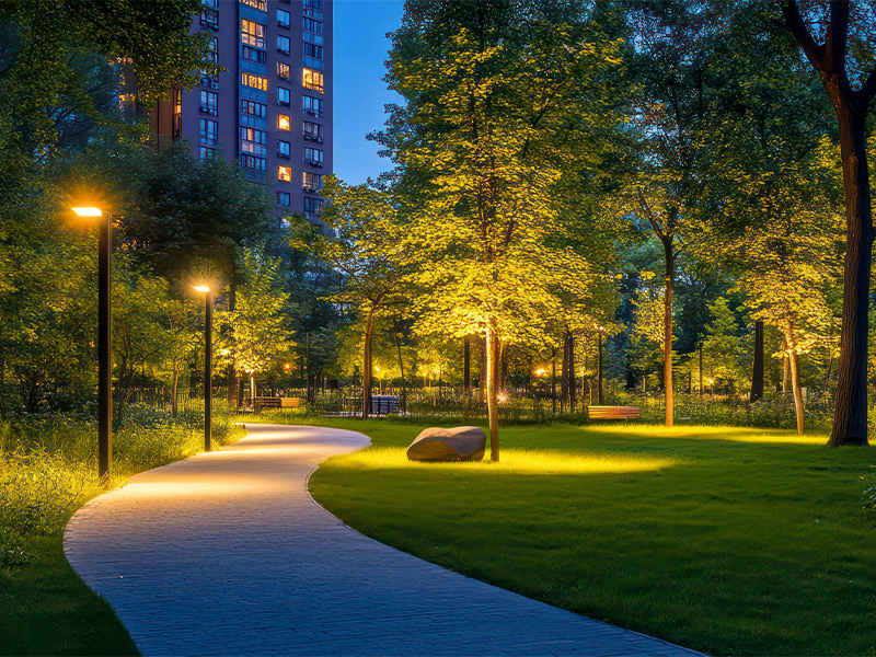 Éclairage urbain intelligent